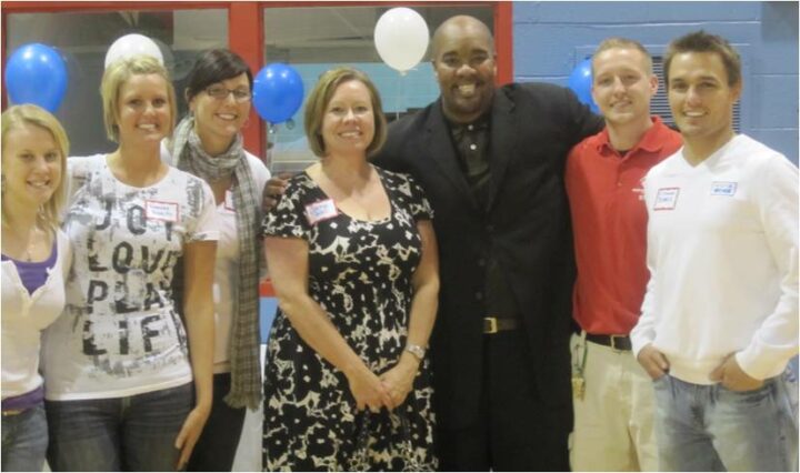 Emmett Blahnik and Presidents of YMCA and Boys Girls Club1