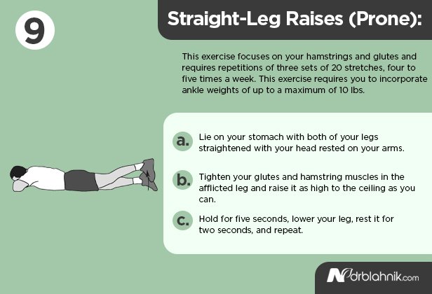 Straight Leg Raises Prone