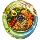 Vibrant healthy food